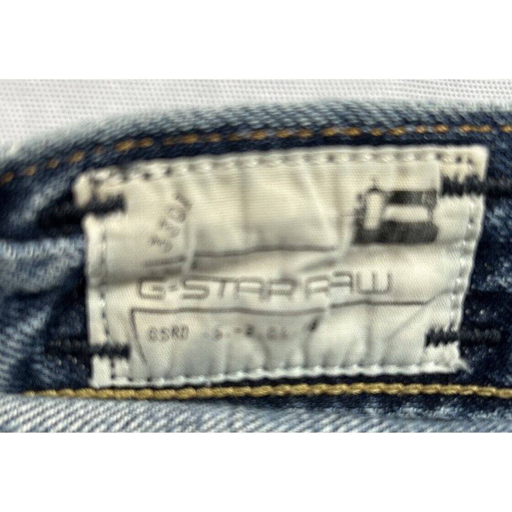 G-Star Raw Jeans Mens Straight Leg 3301 Denim Button Fly 30x34 - Picture 6 of 11